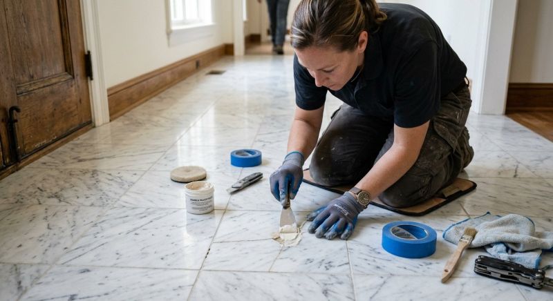 Terrazzo Tile Repair in Olathe, KS