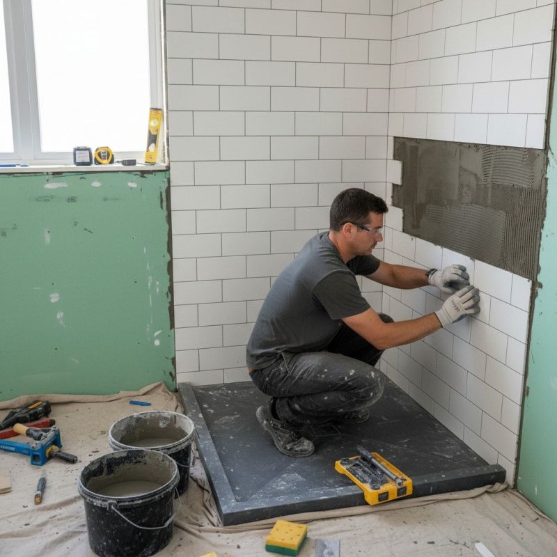 Tile Shower Floor Installation in Denver County, CO