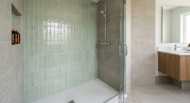 Tile Shower Floor Installation in Boise, ID