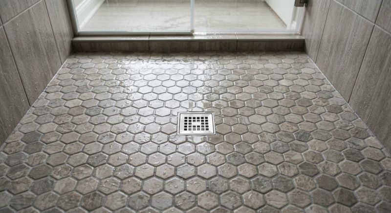 Tile Shower Floor Installation in Longmont, CO